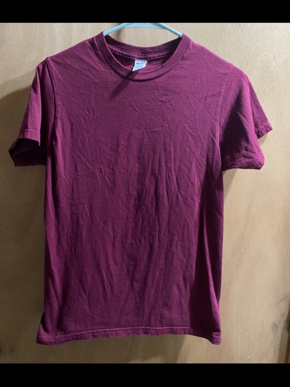 Burgundy Crew Neck T-Shirt